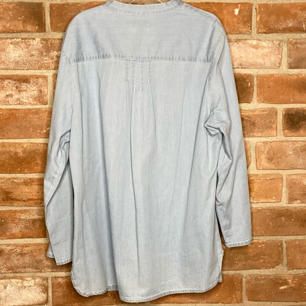 Red Ranch Tunic Top - Picture 2 of 6